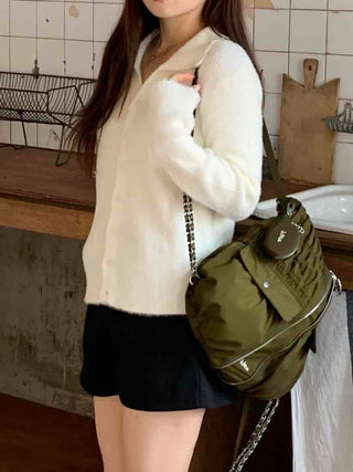 Basic High-Waisted Cotton Loose-Fit Shorts