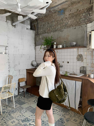 Basic High-Waisted Cotton Loose-Fit Shorts