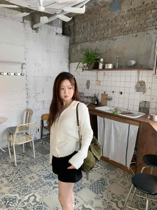 Basic High-Waisted Cotton Loose-Fit Shorts
