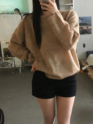 Cre Lip Neck Alpaca Knit