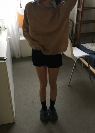 Cre Lip Neck Alpaca Knit