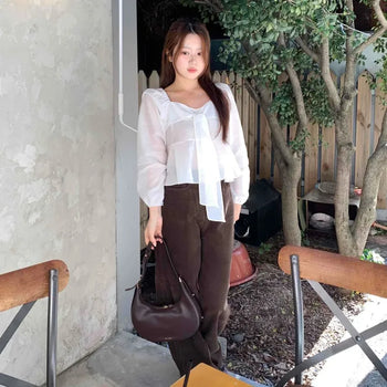 Delicate Fit See-through Cardigan Style Bolero Blouse