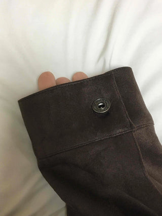 Vintage Suede Quilted Boxy Oversized Jacket