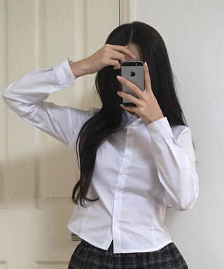 Campus Cotton Slim Fit Long Sleeve Shirt