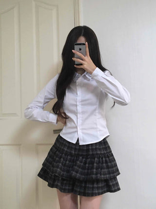 Campus Cotton Slim Fit Long Sleeve Shirt