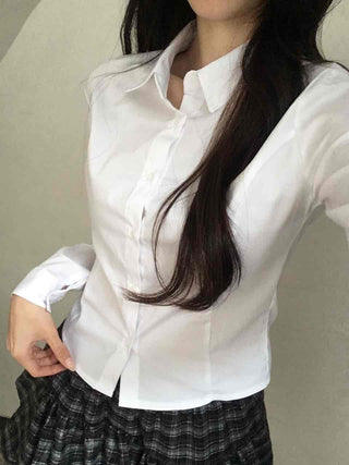 Campus Cotton Slim Fit Long Sleeve Shirt