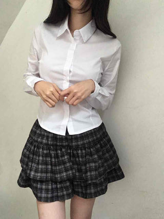 Campus Cotton Slim Fit Long Sleeve Shirt