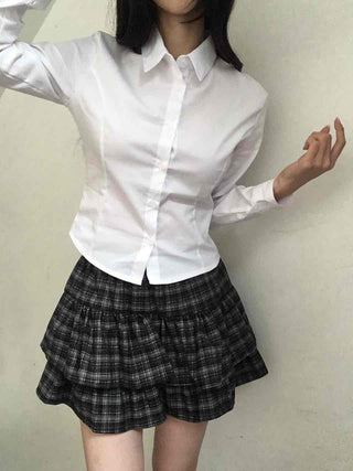 Campus Cotton Slim Fit Long Sleeve Shirt