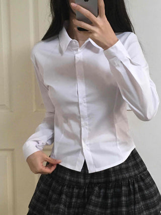 Campus Cotton Slim Fit Long Sleeve Shirt