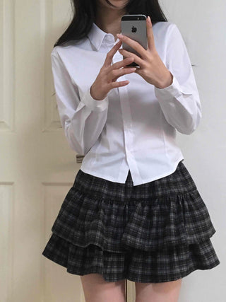 Campus Cotton Slim Fit Long Sleeve Shirt