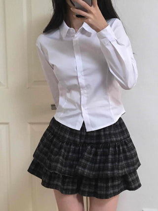 Campus Cotton Slim Fit Long Sleeve Shirt