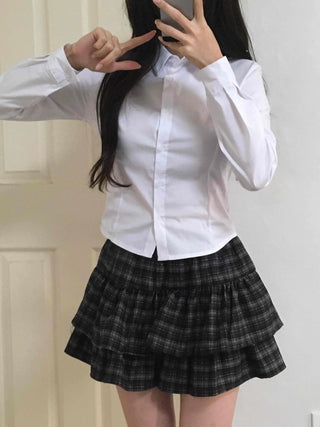 Campus Cotton Slim Fit Long Sleeve Shirt