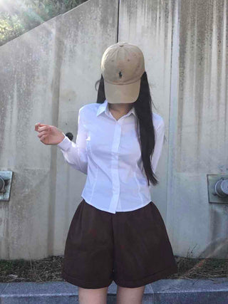 Classic Daily Slim Fit Basic Cotton Shirt