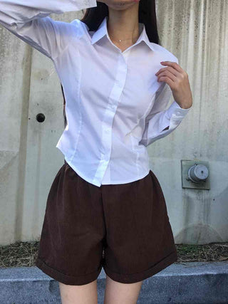 Classic Daily Slim Fit Basic Cotton Shirt