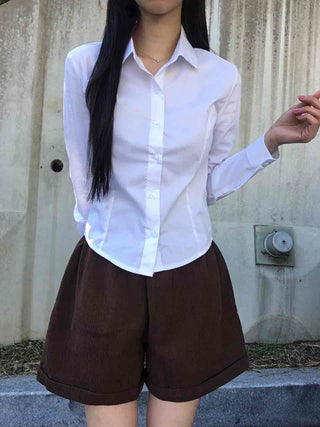 Classic Daily Slim Fit Basic Cotton Shirt