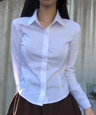 Classic Daily Slim Fit Basic Cotton Shirt