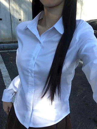 Classic Daily Slim Fit Basic Cotton Shirt