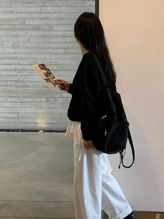 Roman frill layered skirt