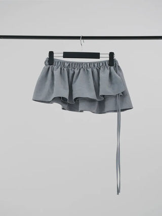 Roman frill layered skirt
