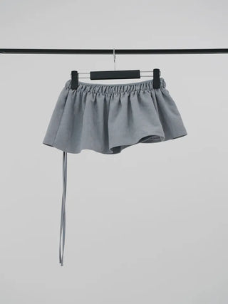 Roman frill layered skirt