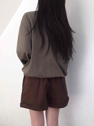 Vintage Lettering Oversized Loose Sweatshirt