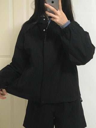 Oversized Check Lined Hoodie Jumper