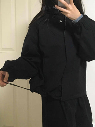 Oversized Check Lined Hoodie Jumper