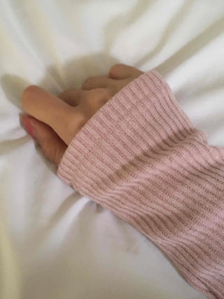 Delicate Fit Ribbed Button Neck Slim Layered Long Sleeve T-shirt