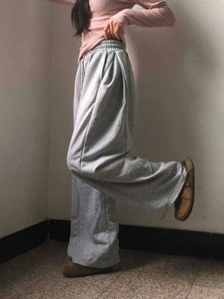 Daily Cotton Balloon Drawstring Long Training Pants