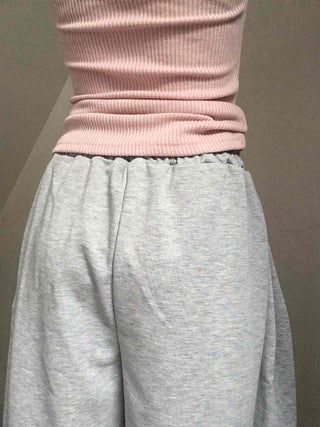 Daily Cotton Balloon Drawstring Long Training Pants