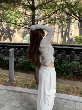 Daily Loose Fit Elastic Waist Wide Sweatpants