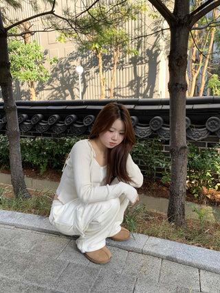 Daily Loose Fit Elastic Waist Wide Sweatpants