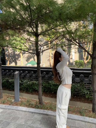 Daily Loose Fit Elastic Waist Wide Sweatpants