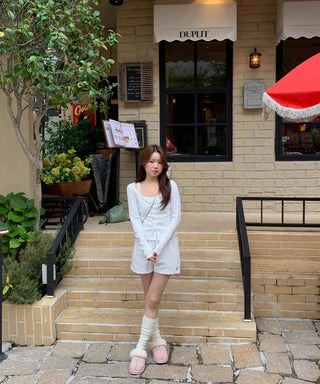 Relaxing Daily High-Waisted Semi-Wide Shorts