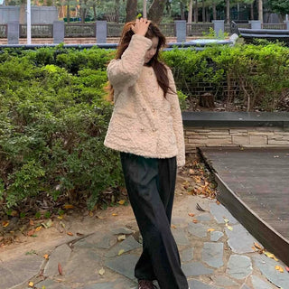 Daily Cotton Semi-Wide Belted Slacks
