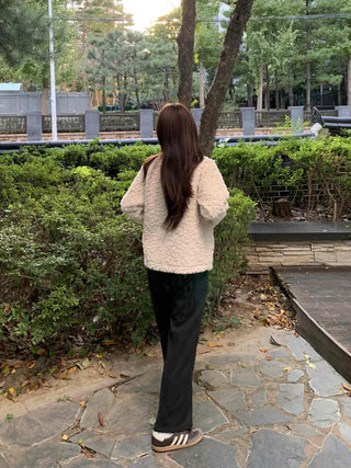 Daily Cotton Semi-Wide Belted Slacks