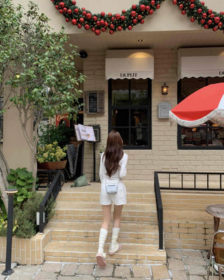 Sweet Feminine Corset Slit Long Sleeve T-shirt