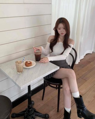 Tennis Pleated Mini Skirt