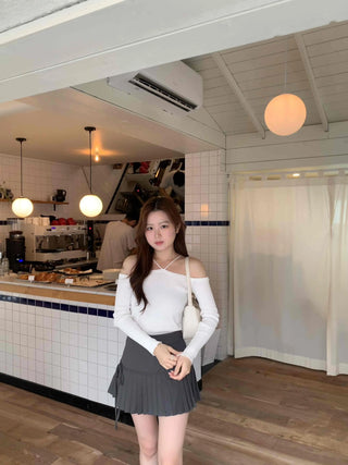 Tennis Pleated Mini Skirt
