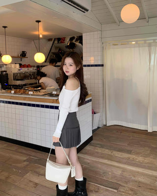 Tennis Pleated Mini Skirt