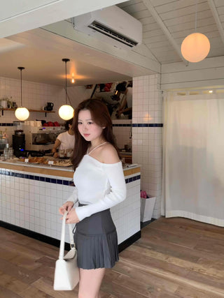 Tennis Pleated Mini Skirt