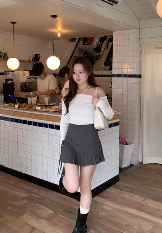 Tennis Pleated Mini Skirt