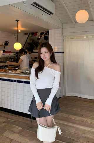 Tennis Pleated Mini Skirt