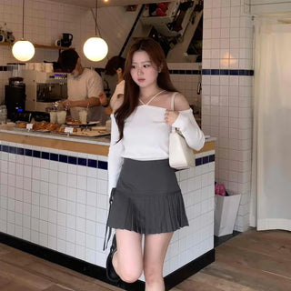 Tennis Pleated Mini Skirt
