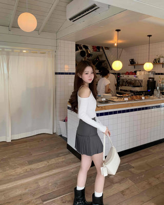 Tennis Pleated Mini Skirt