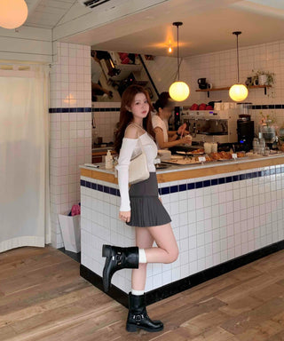 Tennis Pleated Mini Skirt