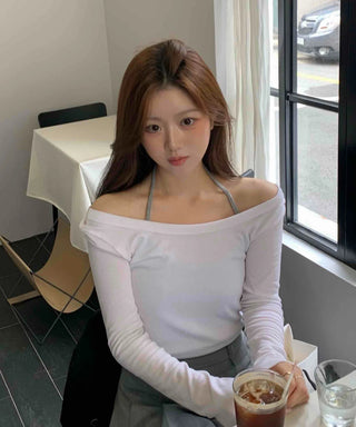 Soft Casual Two-Piece Layered Slim Fit Long Sleeve T-shirt