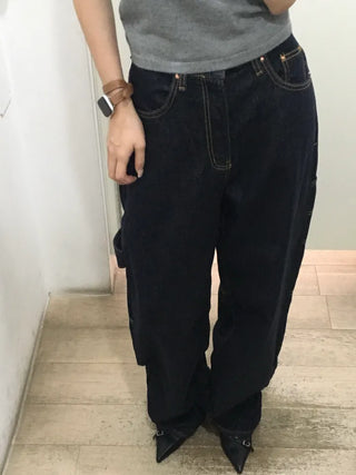 Ferro Patch Wide Denim
