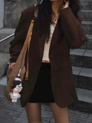 Charge Short Single Button Boxy Casual Jacket