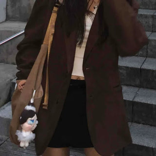 Charge Short Single Button Boxy Casual Jacket
